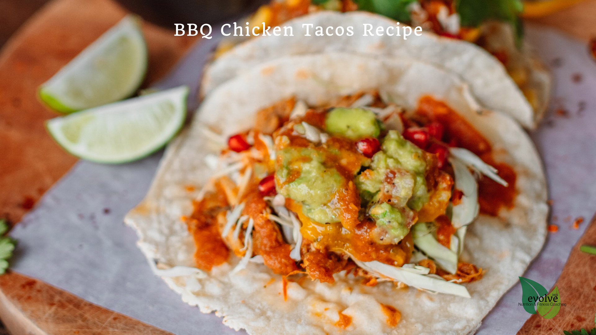 BBQ Chicken Tacos Recipe Featured
