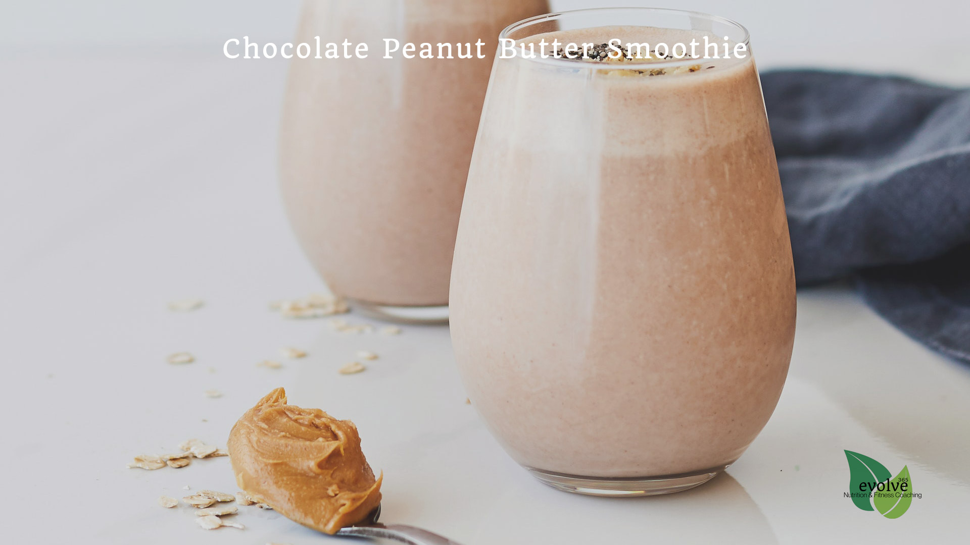 Chocolate Peanut Butter Smoothie Featured Edited