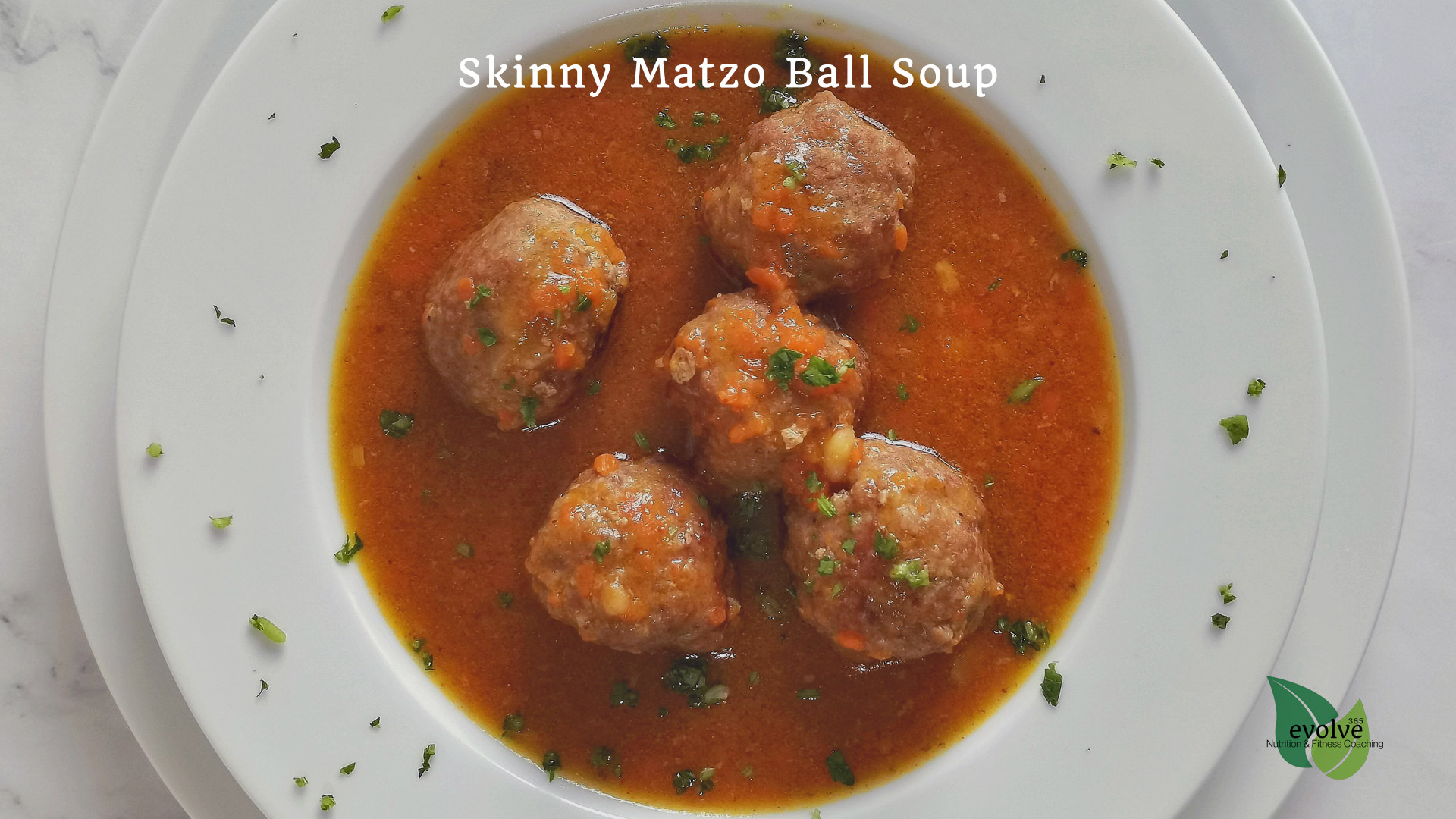 Skinny Matzo Ball Soup Featured
