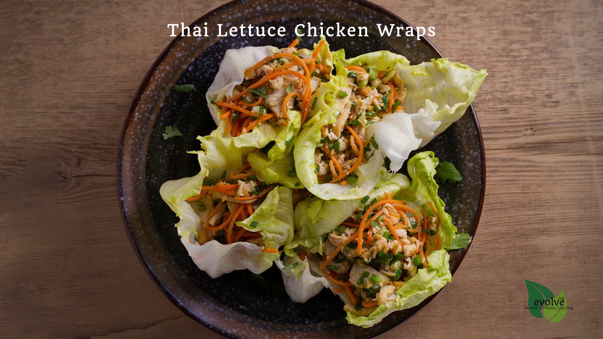 Thai Lettuce Chicken Wraps Featured