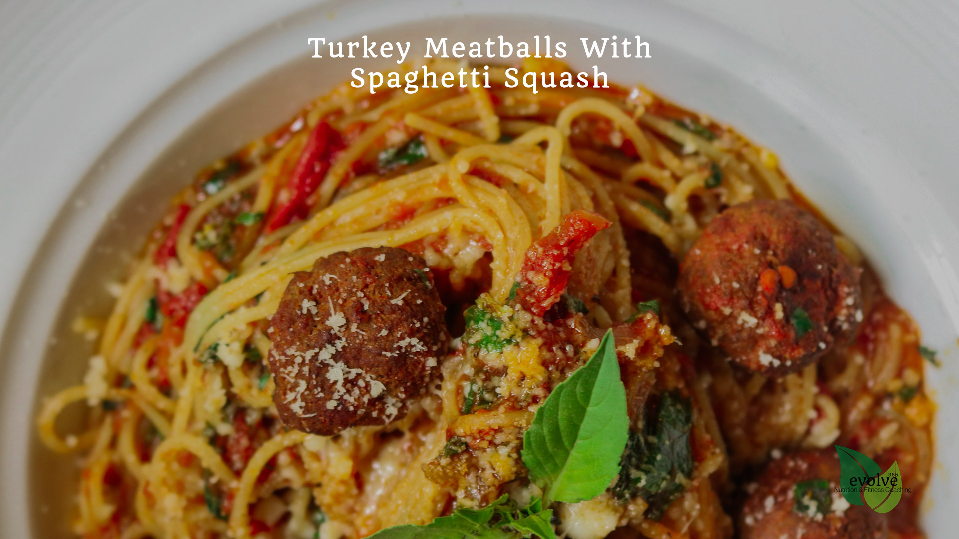 Turkey Meatballs With Spaghetti Squash Featured Edited